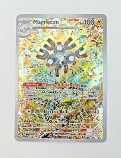 Magneton 159 Pokemon TCG Scarlet & Violet Black Star Promo Full Art Holo - Image 1