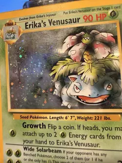 Pokemon TCG Erika's Venusaur 4/132 Gym Challenge Holo HP - Image 2