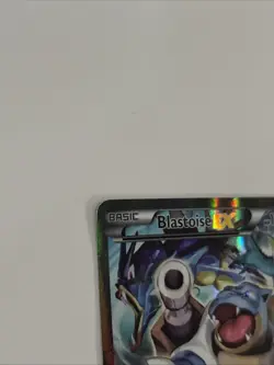 Pokemon TCG Blastoise EX XY122 Full Art Holo Black Star HP - Image 3