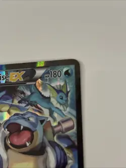 Pokemon TCG Blastoise EX XY122 Full Art Holo Black Star HP - Image 4