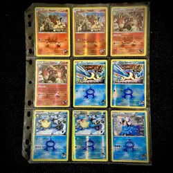 Pokemon Double Crisis Complete Master Set Kyogre EX Groudon EX 1-34 Reverse Holo - Image 1