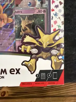 Pokemon 151 Alakazam EX Scarlet and Violet Collection Box 4 Packs, Sealed 820650855269 - Image 3