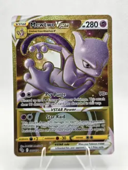 Pokemon GO #086/078 Mewtwo VSTAR (86) (Secret) - Image 1