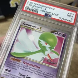 2008 POKEMON WORLD CHAMPIONSHIPS PROMO PSYCHIC LOCK #131 GARDEVOIR LV.X PSA 9 - Image 4