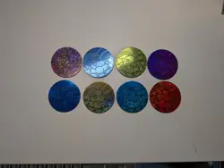 Pokemon Prismatic Evolutions Eevee Coins Set Of 8 From Mini Tins - Image 2
