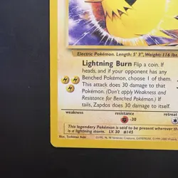 Pokemon Vintage WoTC Promo Zapdos #23 - Image 5