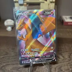 Pokemon TCG Charizard V SWSH050 Black Star Promo Champions Path - Image 1