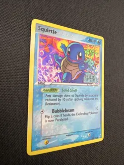 Squirtle 64/100 EX Crystal Guardians Stamped Reverse Holo Pokemon TCG - LP - Image 2