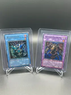 Yugioh TCG Relinquished + Thousand-Eyes Restrict Set Secret Limited LP - Image 1