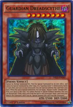 Guardian Dreadscythe - DRL3-EN049 - Ultra Rare - 1st Edition Near Mint Yugioh Ca - Image 1