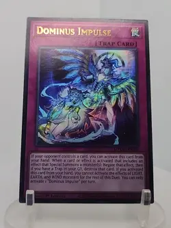 Yugioh! 1x Dominus Impulse MZMU-EN126 Ultra Rare 1st Ed NM - Image 1