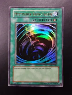 YUGIOH 2003 | MYSTICAL SPACE TYPHOON | SRL-G047 | OLD PRINT | GERMAN | EXCELLENT - Image 1