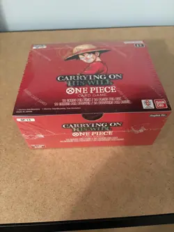 One Piece OP-13 Carrying On His Will Booster Box New Sealed x 2 - Image 1