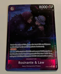 One Piece Rosinante & Law (Alternate Art) EB04-038 The Azure Sea's Seven - Image 1