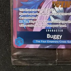 One Piece Buggy P-084 Stamped Promo Foil Release Event Winner English Sealed NM - Image 5