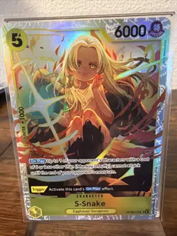 S-Snake OP08-112 (Super Rare) Two Legends ONE PIECE TCG NM English IN HAND - Image 1