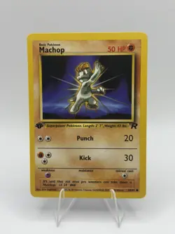 Pokemon Machop Team Rocket 1st Edition 59/82 Common Regular 50 HP Card - Image 1