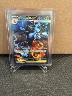 Pokemon Mega Charizard X EX 360 HP Holo Rare Card 125/094 Stage 2 PFL - Image 2