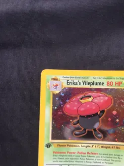 Pokemon Cards: Gym Heroes 1st Edition Rare Holo: Erika's Vileplume 5/132 - Image 3