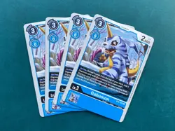 Gabumon BT5-020 Playset Battle of Omni Digimon Card Game x4 - Image 1
