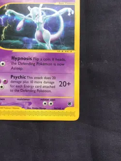 Pokemon Cards: Expedition Rare: Mewtwo 56/165 - Image 4