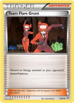 Team Flare Grunt 73/83 XY Generations Near Mint Pokemon Card - Image 1