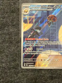 Pokemon TCG Team Rockets Orbeetle Destined Rivals 198/182 Illustration Rare Card - Image 3