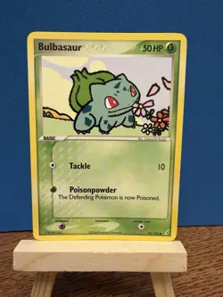 Pokemon TCG Bulbasaur 45/100 Non-Holo Crystal Guardians Card - Image 1