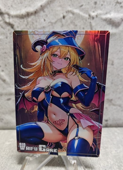 Dark Magician Girl Trading Card Waifu Goddess Story Anime Girl holo Karte Manga - Image 1