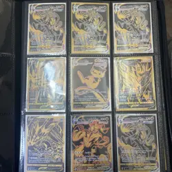 Pokemon 9 Card Lot Gold/Black (Mew Vmax, Eternatus Vmax, More) - Image 2