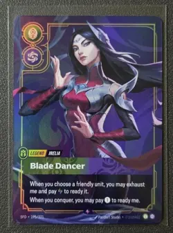 Riftbound League Of Legends Spiritforged RARE Foil Card SFD 195 Blade Dancer - Image 1