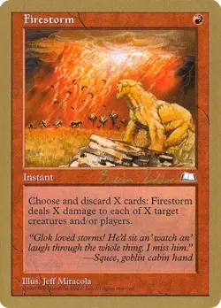 Firestorm (#bs101) World Championship Decks 1998 MP MTG - Image 1
