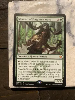 MTG Shaman of Forgotten Ways Dragons of Tarkir Magic the Gathering NM Free Ship - Image 1
