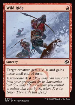 MTG Magic the Gathering Wild Ride (132/471) Tarkir Dragonstorm NM - Image 1