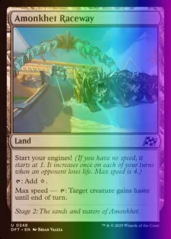 MTG Magic the Gathering Amonkhet Raceway (248/579) Aetherdrift LP FOIL - Image 1