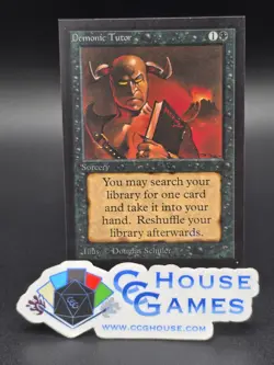 Demonic Tutor - Misprint Light Grey Collector's Edition CE NM/M *CGHouse* #WM - Image 1