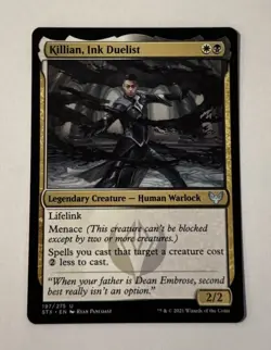 MTG Killian, Ink Duelist - Strixhaven: School Of Mages NM - Image 1