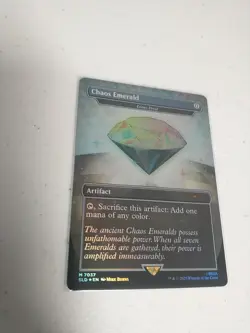 Chaos Emerald (White) 7037 Foil Lotus Petal Sonic The Hedgehog Secret Lair - Image 2