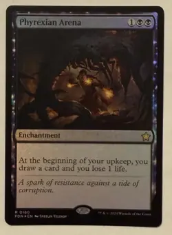Phyrexian Arena Foil - Foundations MTG Magic the Gathering - Image 1