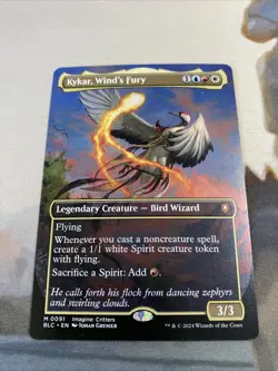 Kykar, Wind's Fury (Borderless) - Commander: Bloomburrow (BLC) NM - Image 2