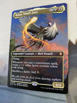 Kykar, Wind's Fury (Borderless) - Commander: Bloomburrow (BLC) NM - Image 3