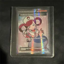 Pokemon Center Lady Full Art Holo Trainer-Supporter 185/185 TCG Card English - Image 1