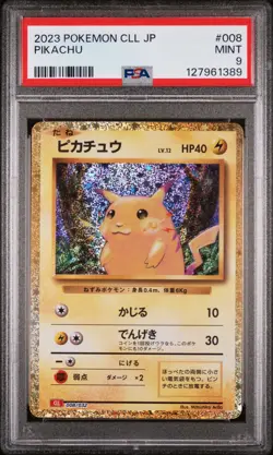 PSA 9 Eng 008/032 Japanese Pokemon Pikachu Classic Collection 2023 - Image 1