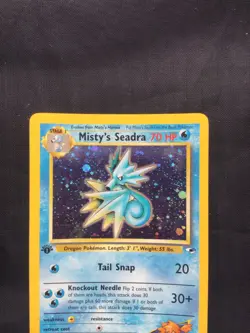 Pokemon Cards: Gym Heroes 1st Edition Rare Holo: Misty's Seadra 9/132 - Image 2