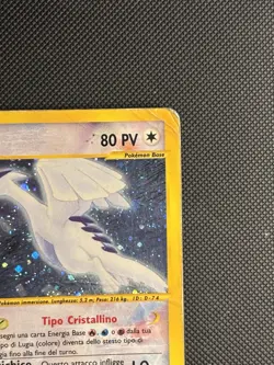 Lugia AQ 149 Aquapolis Holo Pokemon Carta ITALIANA Crystal Type – Played Vintage - Image 3