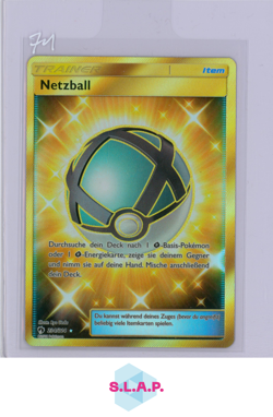 NETZBALL POKEMON 234/214 SUN & MOON LOST THUNDER SECRET RARE 2018 GERMAN - Image 1