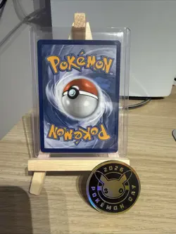 Pokemon TCG Pikachu 30th anniversary stamped Holo Promo Card And Coin - Image 2