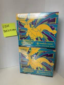 2x Pokemon TCG: Mega Evolution Ascended Heroes Pokemon Center ✅ ETB IN HAND ✅ - Image 1