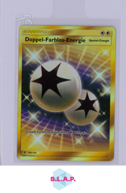 DOUBLE COLORLESS ENERGY POKEMON 166/145 SM GUARDIANS RISING SECRET RARE GERMAN - Image 1