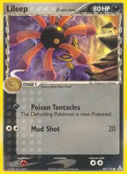 Pokemon Lileep δ (68/116) Holon Phantoms NM - Image 1